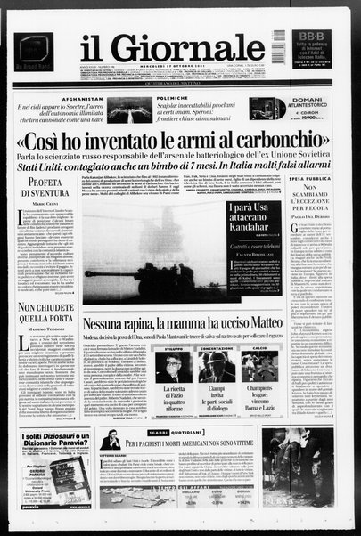 Il giornale : quotidiano del mattino